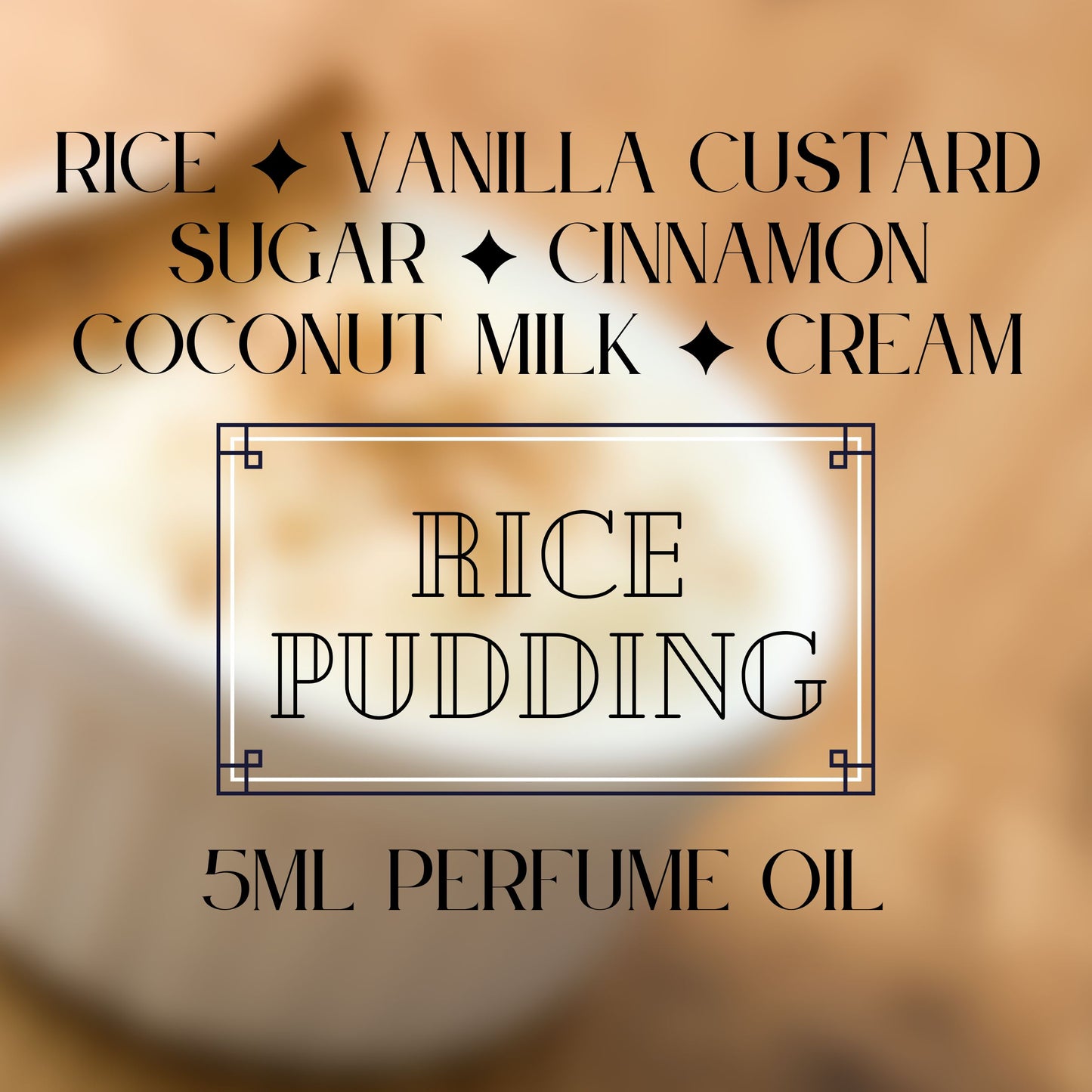 RICE PUDDING perfume oil