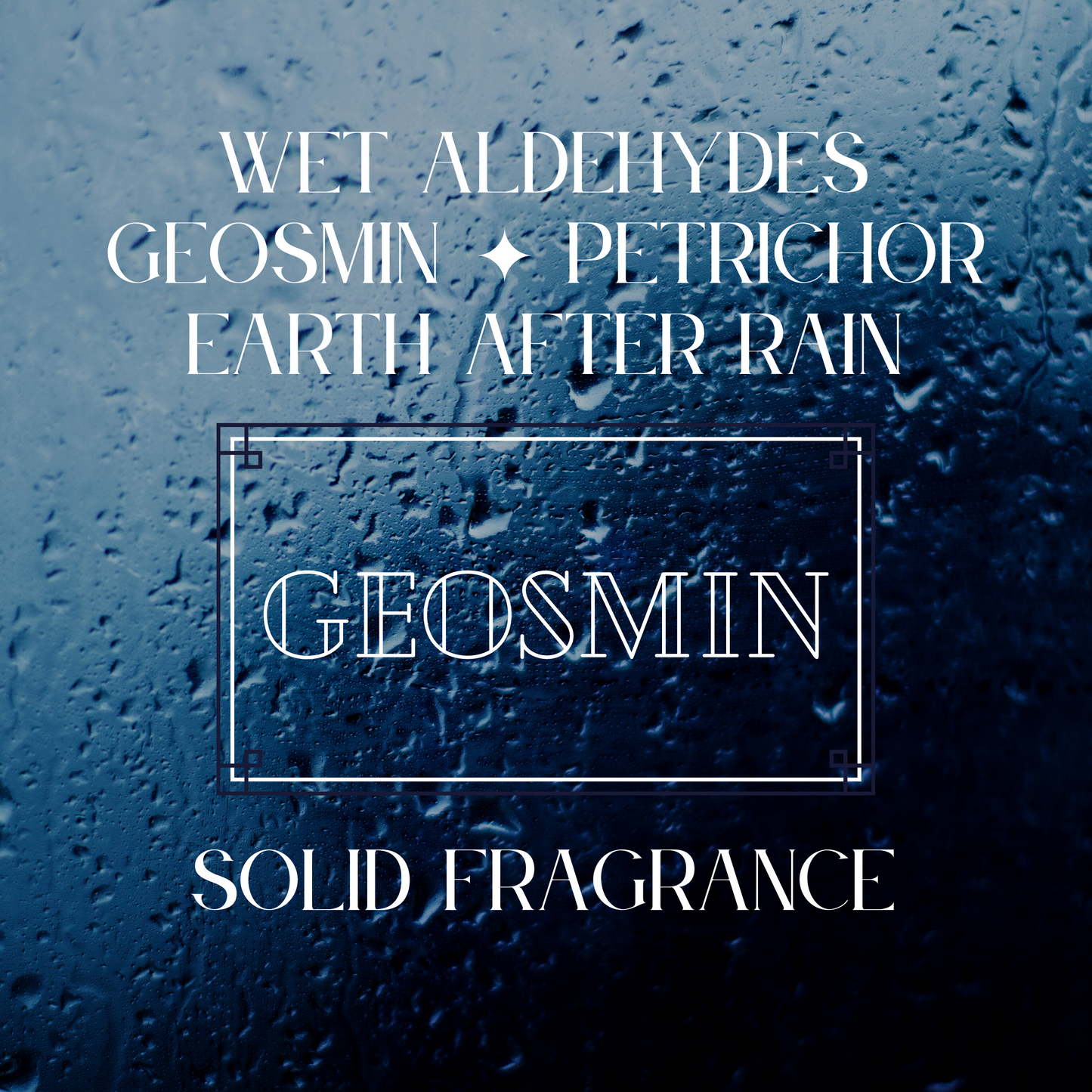 GEOSMIN solid fragrance