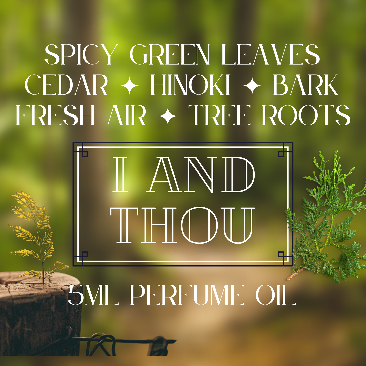 I AND THOU perfume oil
