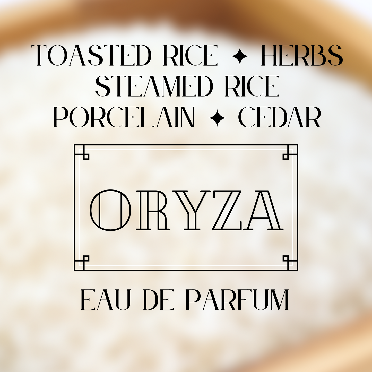 ORYZA eau de parfum