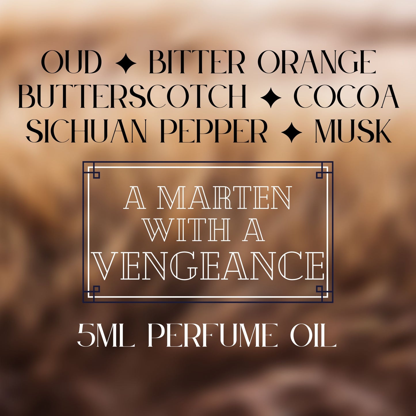 A MARTEN WITH A VENGEANCE perfume oil