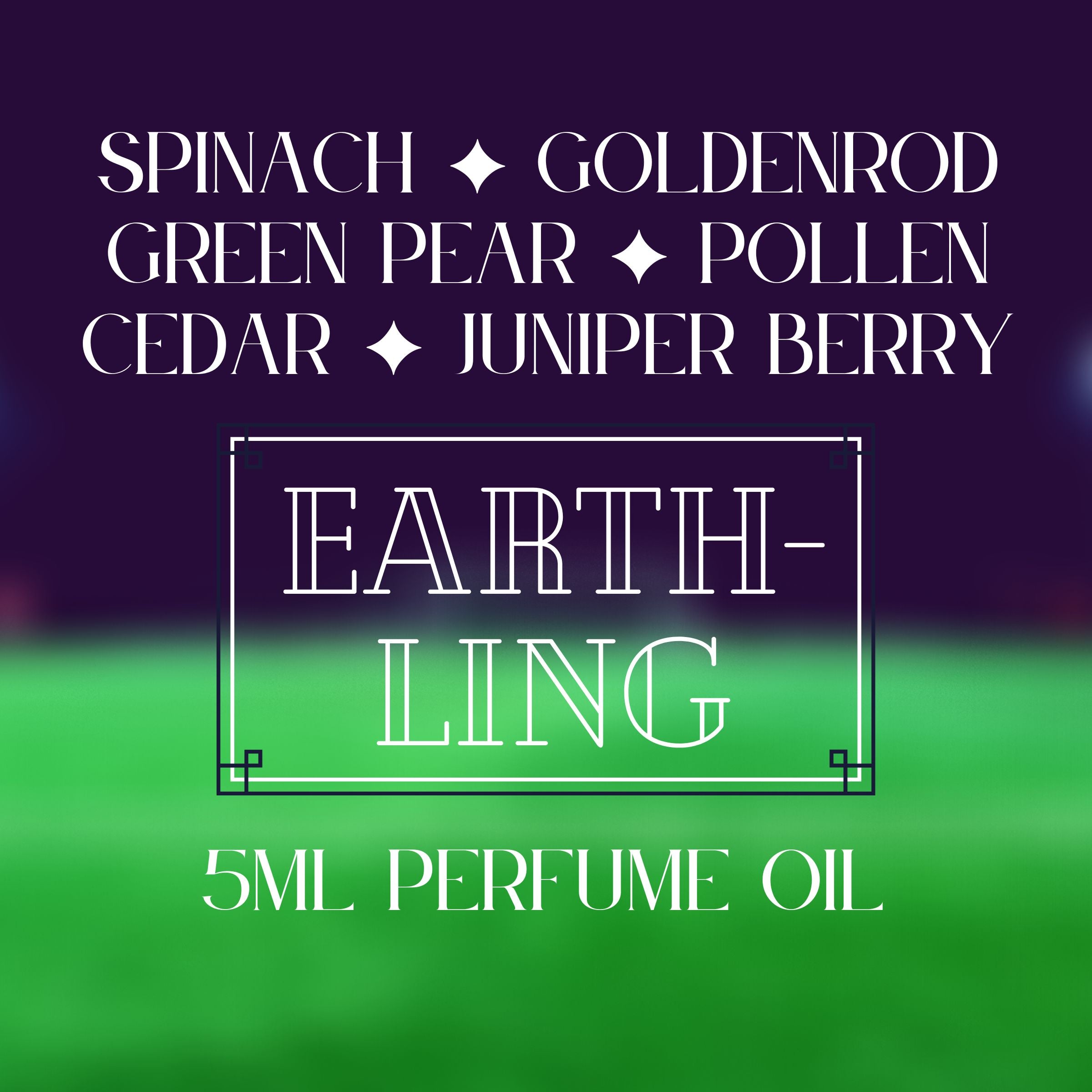 EARTHLING perfume oil — spinach, pear, and Minnesotan red cedar – OSMOFOLIA