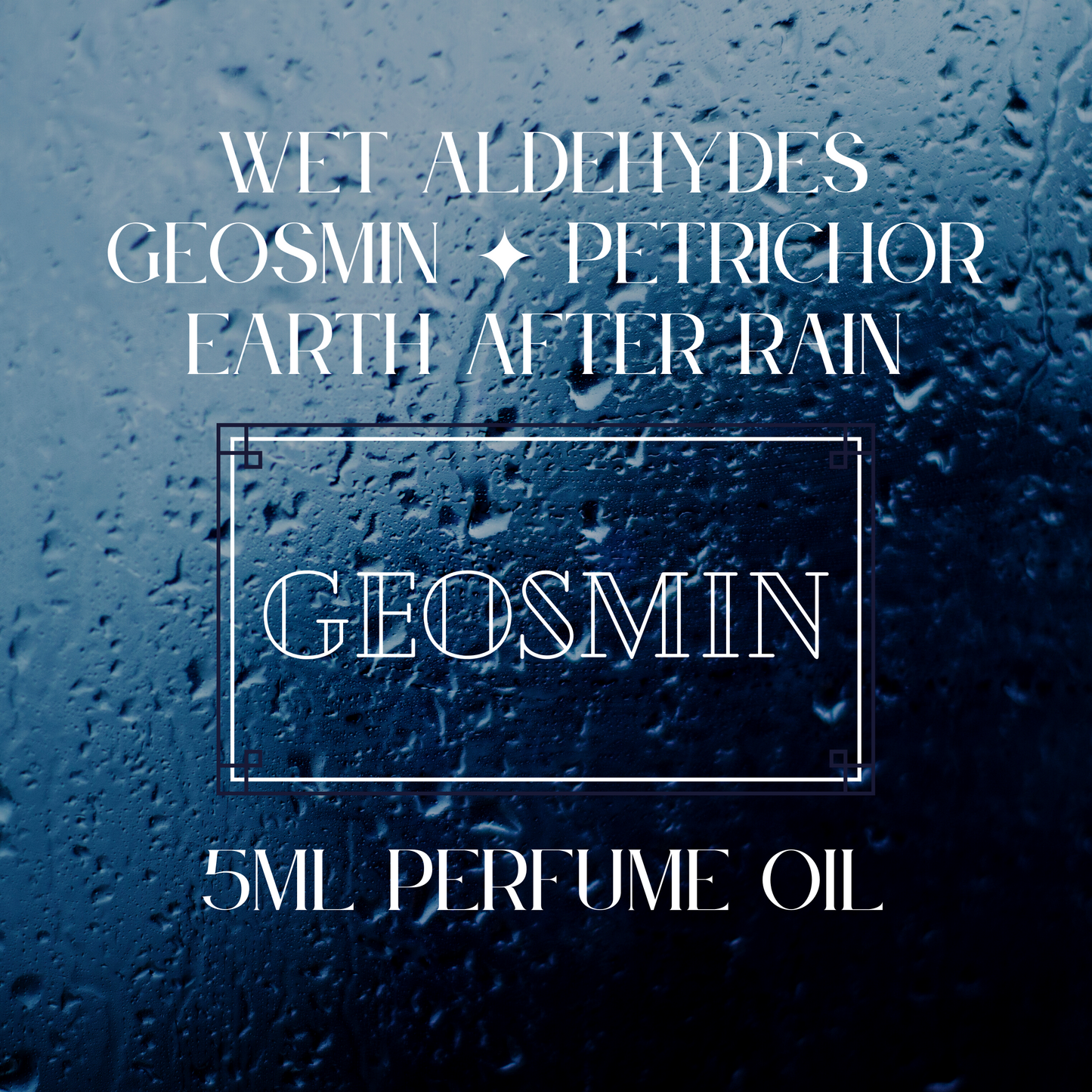 GEOSMIN perfume oil