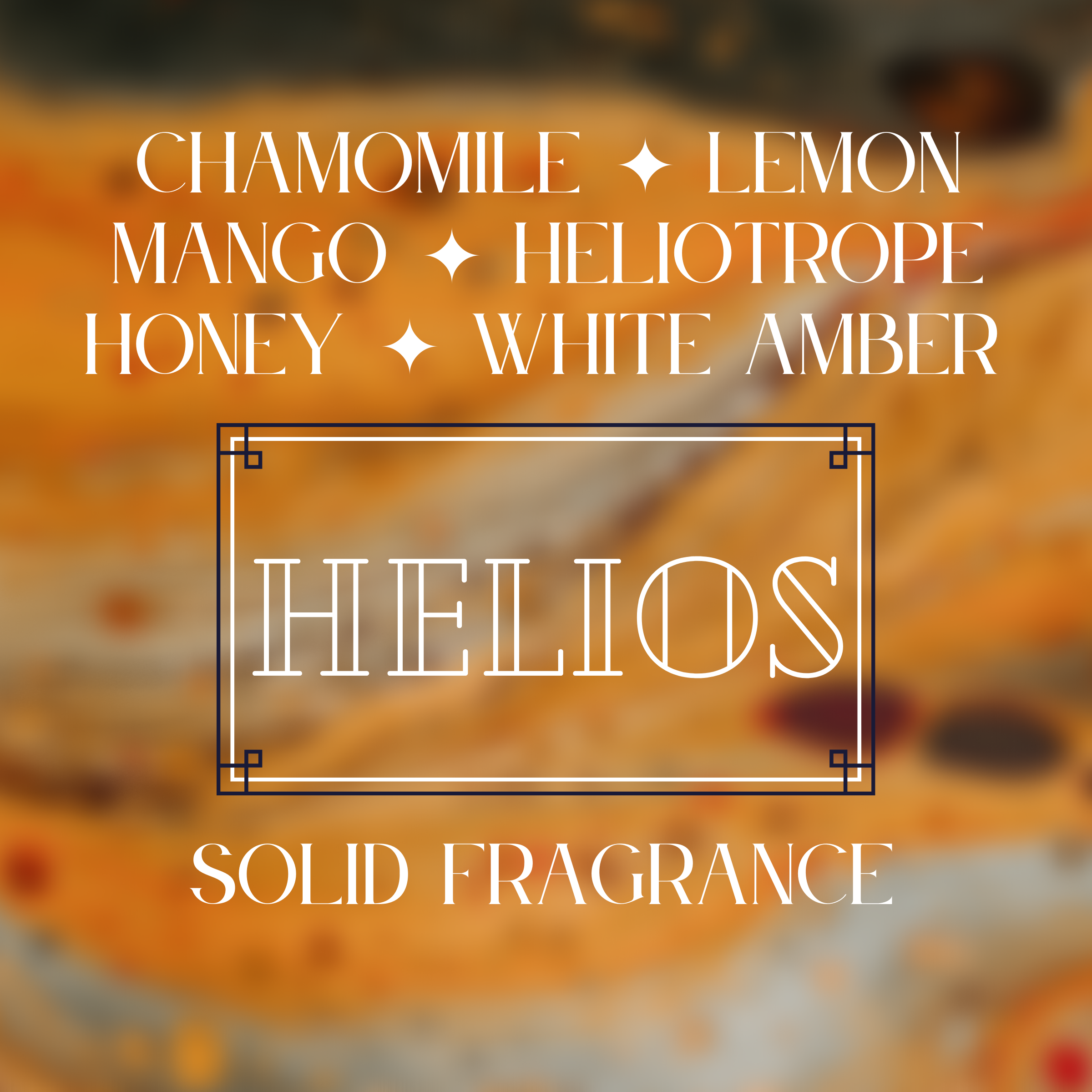 Medium Dark Amber Solid Fragrance
