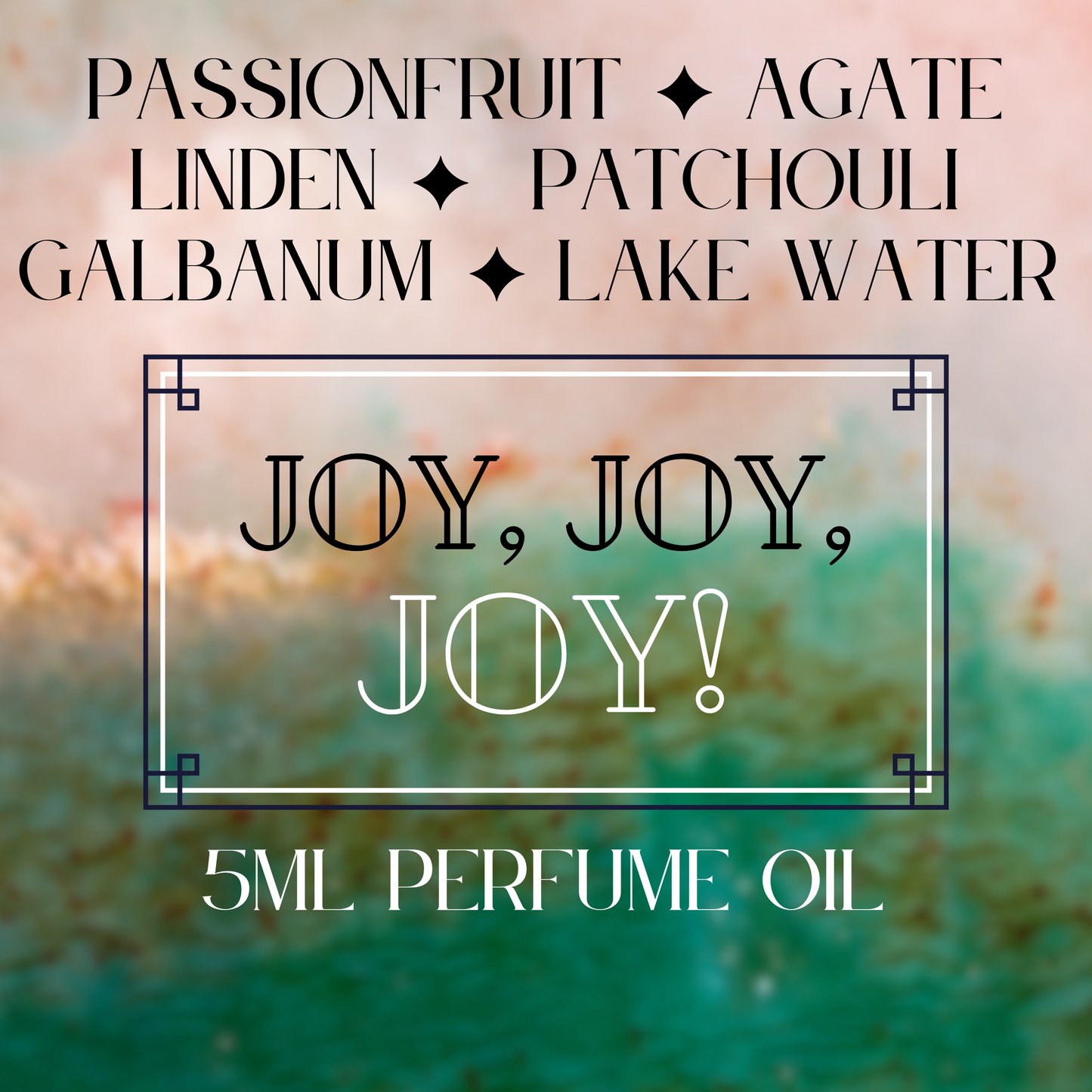 JOY, JOY, JOY! perfume oil