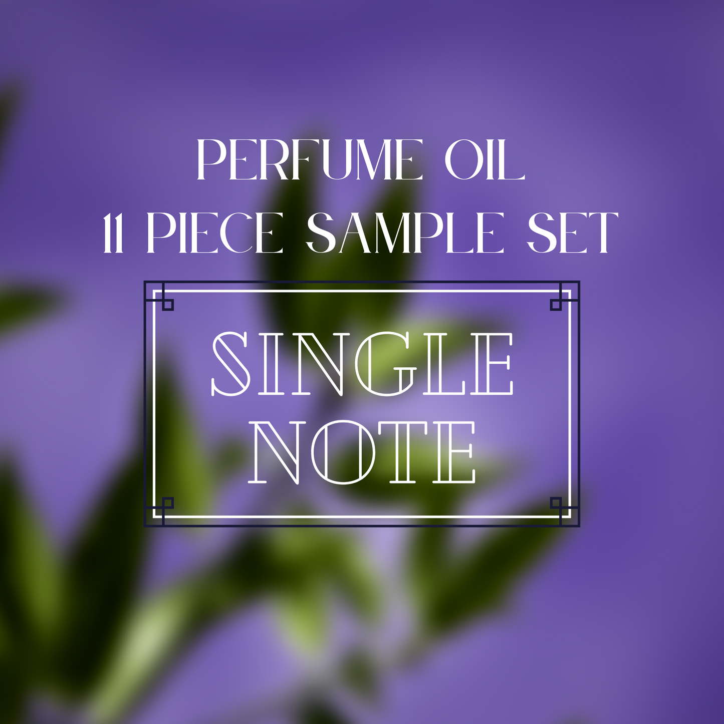 2ml Sampler Set — SINGLE & LAYERING NOTE perfume oil (SPRING/SUMMER)